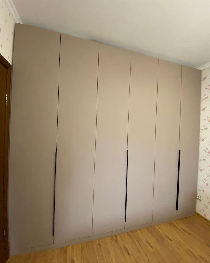 Встроенные шкафы-Встраиваемый распашной шкаф «Модель 28»-фото1